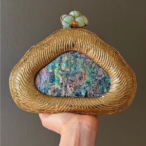 Gold and Iridescent Clutch
